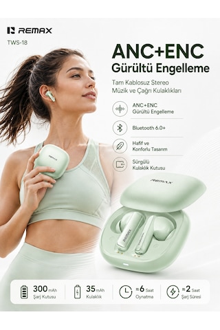 Remax TWS-18A Bluetooth 6.0 Kulak İçi Kulaklık