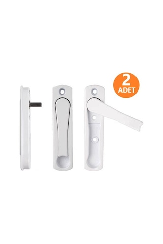 2 ADET Pvc Pimapen Sürgü Gizli Kapı Pencere Kilitli Kol