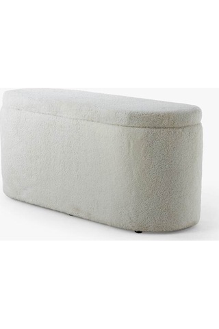Teddy Sandıklı Bench krem