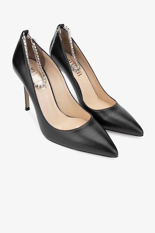 Valmenti Yuki Kadın Siyah Hakiki Deri Topuklu Ayakkabı 613 27350 Bn Ayk Y24 Siyah