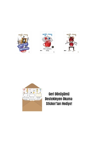Hayatımın Müsveddesi + Aşkı Giyinen Adam + Kalbin Güneybatısı + Okuma Sticker'ları