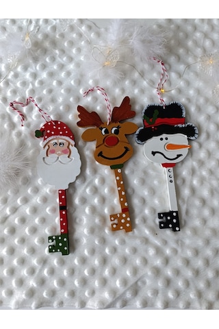 Noel Baba Anahtar Tılsım Noel Süslemeleri Noel Ağacı Asma Noel Ba
