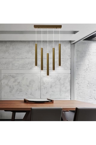 Tra83055L Eco 5Xø40 Mm Led Avize Sarkıt Long Grandetubo