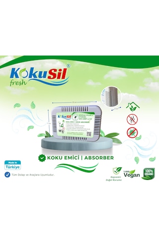 Kokusil Buzdolabı Koku Giderici Ve Ayakkabı Dolabı Koku Giderici 2li Paket