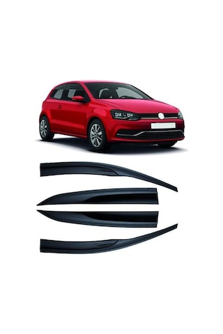 Volkswagen Polo 6R Mk 6 2009-2017 4Lü Mugen Sport Cam Rüzgarlğı
