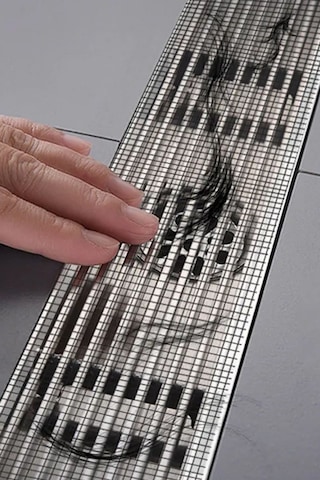 Thentech Kendinden Yapışkanlı Banyo Lavabo Gider Filtresi Kes Kullan Yapışkanlı Gider Temizleyici 4mt
