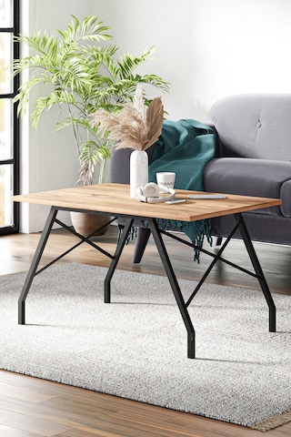 Os2 Orta Sehpa , Metal Sehpa - Çam