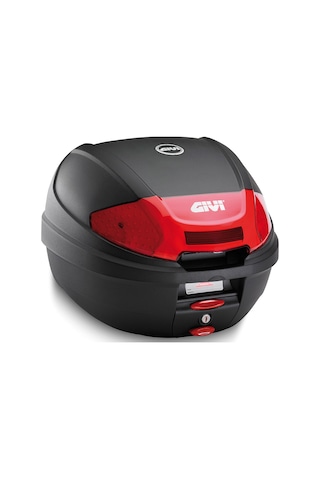 Givi E300n Motosiklet Arka Çanta Kırmızı Reflektörlü 30 Litre