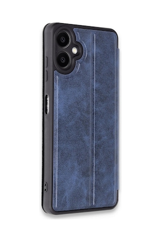 Cosmotex Newface Samsung Galaxy Uyumlu A06 Kılıf Flip Cover - Lacivert