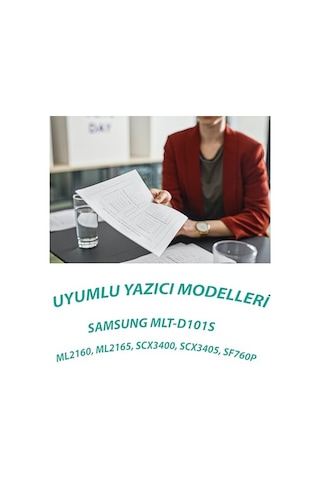 Ml2160 Ml2165 Mlt-d101s Scx3400 Scx3405 1500 Sayfa Verimli New Fırmware Güncel Çip Muadil Toner Siyah