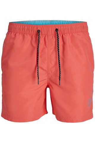 Jack & Jones Erkek Hot Coral Deniz Şortu 12225961 Çok Renkli
