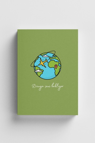 Dünya Seni Bekliyor Defter Çok Renkli