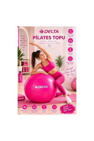 65 Cm Kutulu Deluxe 160 Cm - 169 Cm Boy Aralığında Olanlar Için Uygun Pilates Topu Ve Pompa Seti