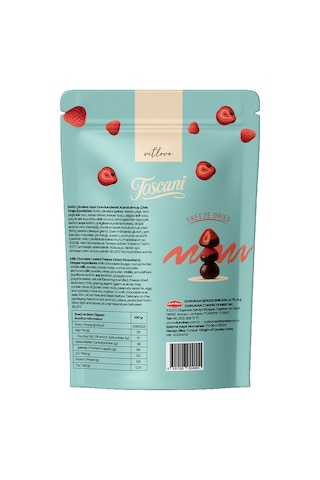 Toscanı Freeze Dondurulmus Çılek Sütlü 60 G