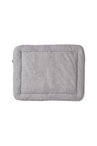 Uygun Bebe Kapitone Emekleme Minderi Oyun Matı 75 x 95 x 5 CM Açık Mavi - Gri