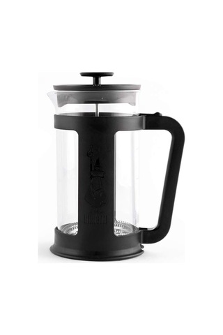 Smart French Press: Yaklaşık 1l Kapasiteli Kahve Hazırlayıcı - Siyah Polipropilen Gövde - Bulaşık Makinesinde Yıkanabilen Borosilikat Cam Sürahi - Paslanmaz Çelik Filtre Sistemi Çok Renkli