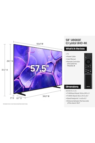 Samsung 58U8000F 58" Ultra HD 4K LED TV