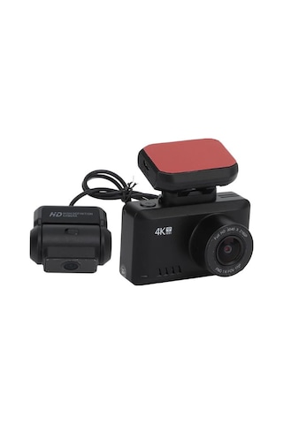 4k Çift Kamera Araba Dashcam Wifi , Gece Görüşlü, 170 Geniş Açılı Suya Dayanıklı Araç Kamerası