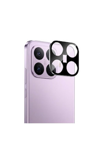 Microcase Xiaomi 17t Pro 5g İle Uyumlu Kamera Lens Koruma Halkası - Kapalı Tasarım -siyah Al3401