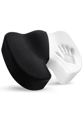 Viscower Visko Coccyx Ortopedik Hemaroid Oturma Minderi Siyah