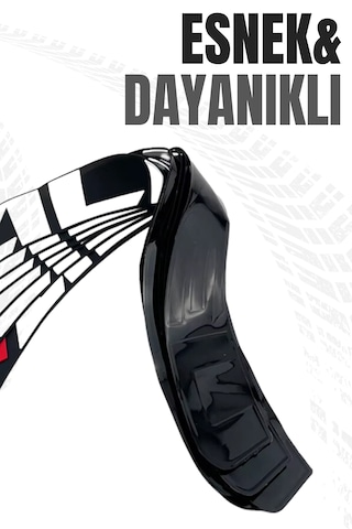 Hankook Motosiklet Ve Otomobil Araç 3d Oto Lastik Yazısı Sticker Arma Seti 8 Adet 0