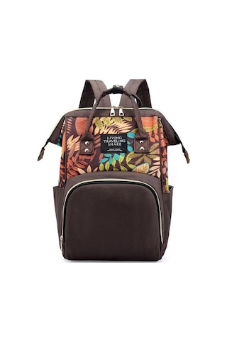 Kadın Sırt Çantası Bayan Omuz Sırt Çantaları Büyük Kapasiteli Anne Bebek Emzirme Çantaları Moda Kadın İş Dizüstü Bilgisayar Sırt Çantası Brown