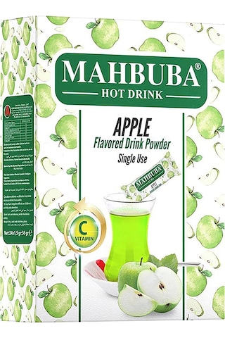 Mahbuba Tek İçimlik Elma Aromalı Oralet Çayı 24x1,5gr 1.5 G