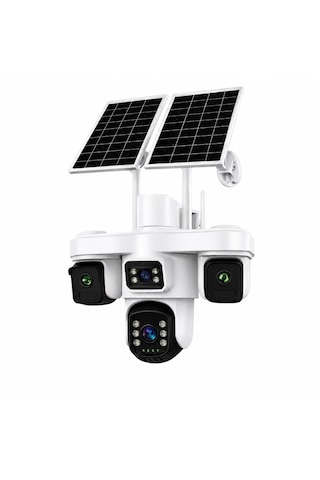 Trio Tr-sgx479 4 Kameralı 4x3 Mp Solar 4g Ptz Sim Kartlı Kamera Veesky