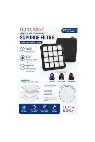 Samsung Arnica Pika Mila Uyumlu Motor Filtre Ve Sünger 15x14cm