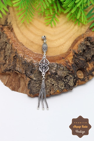 Sallantılı Mekik Model 925 Ayar Gümüş Tesbih Püskül 201023322