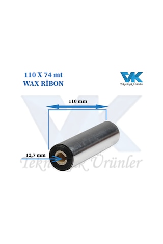 110x74 Wax Ribon - 20 Adet