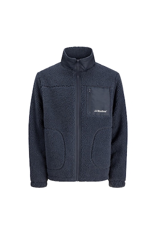 Jack & Jones Jjesoho Erkek Teddy Peluş Ceket Günlük Rahat Lacivert