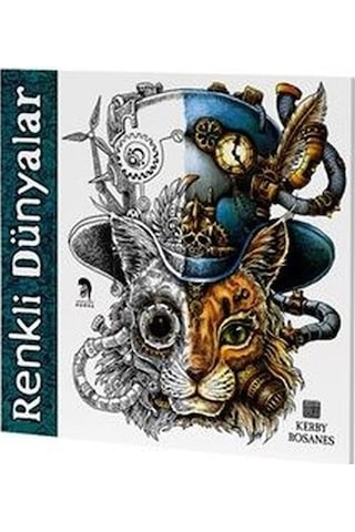Renkli Dünyalar - Yetişkinler İçin Boyama Kitabı - Kerby Rosanes - Romos