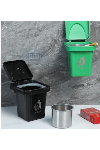 Çöp Kovası Tasarımlı Küllük 5332