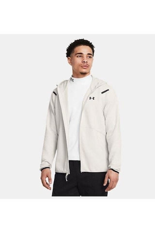 Under Armour Unstoppable Flc Fz Hd Eu Erkek Sweatshirt 1389352-110 Beyaz-beyaz Beyaz