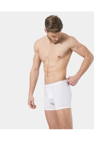 Türen Erkek Likralı Boxer 174/Beyaz 001
