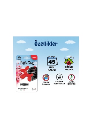 Little Joe Little Dog Kiraz Araç Kokusu Cherry -45 Gün -oto Kok