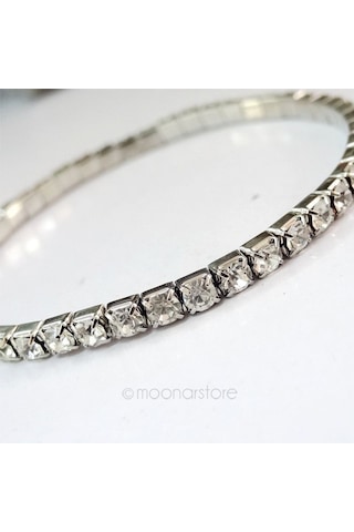 Zirkon Taşlı Suyolu Bileklik Sevgililer Günü Hediyesi Çok Renkli