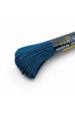 Polyester Paracord İp 4 Mm Petrol Renk 30 Metre