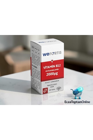 Wefortis B12 Methylcobalamin 100 Çiğneme Tablet