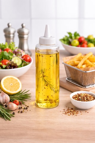 Sosluk Sıkma Şişesi 250 Ml Bpa Free Yağ, Sos Şişesi Endüstriyel Kullanım Şeffaf