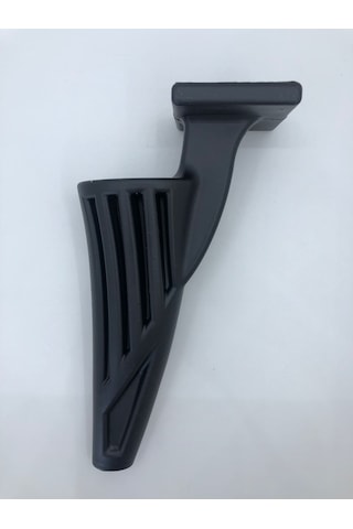 Plastik,21cm Mat Siyah Berjer Koltuk,ünite, Mobilya Ayağı 4 Adt