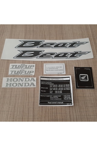 Honda Beat Sticker Seti Honda Beat Sticker Seti