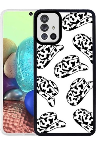 Samsung Uyumlu Galaxy A71 Kılıf Zore M-fit Desenli Kapak Hat No5