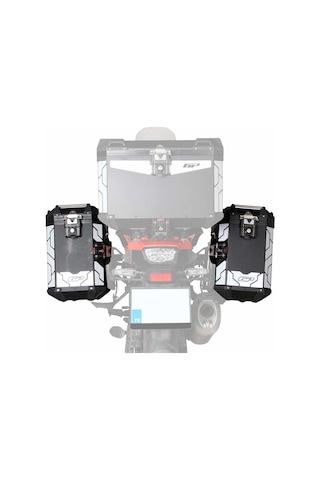 Gp Kompozit Alüminyum Yan Çanta Seti Siyah 40 Lt X 2