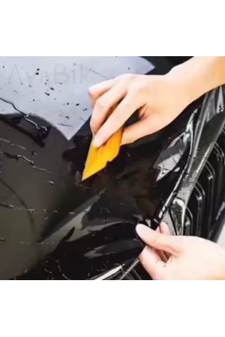 Siyah Boya Kaput Koruma Ppf - Tph Poliüretan 160 Mikron 100cmx152