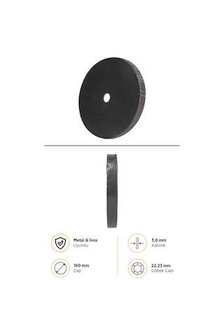 Rdm18030 Metal-inox Kesici Disk 180 X 3.0 X 22 Mm - 5 Adet