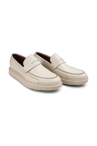 Deery Hakiki Deri Bej Rengi Comfort Erkek Loafer Bej (492271242) Bej
