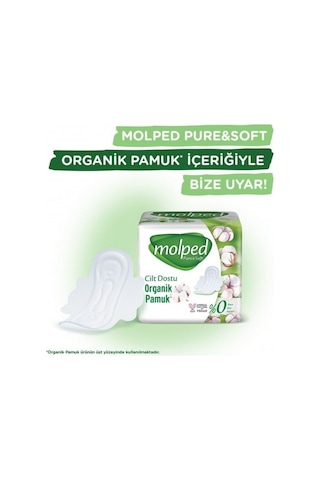 Molped Pure & Soft Gece Süper Ekonomik Ped 16 Lı X 3 Adet PKT.MOLPED.031