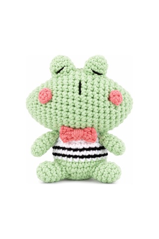 Bakgelal Hello Adorable Amigurumi Kurbağa Yapım Kiti , Kendin Yap Hobi Seti, Türkçe Anlatımlı